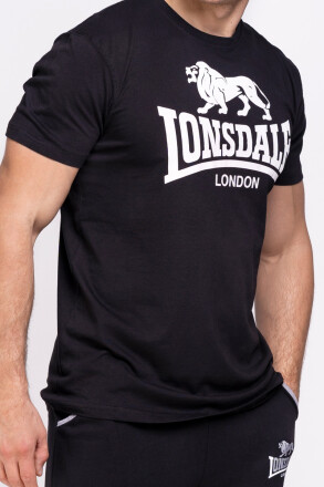 Lonsdale T-Shirt Logo Regular Fit Black