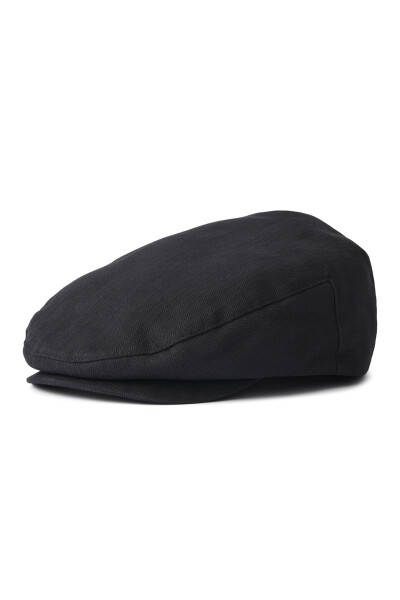 Brixton Cap Hooligan Black Herringbone Twill