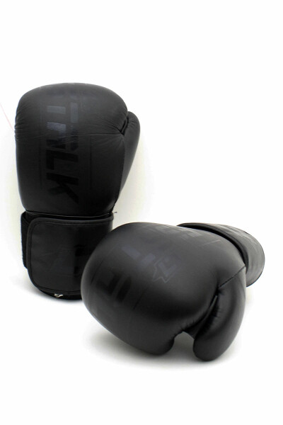 Less Talk Athletics Boxing Gloves Black