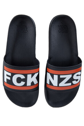 True Rebel Badelatschen FCK NZS 2.0 Black