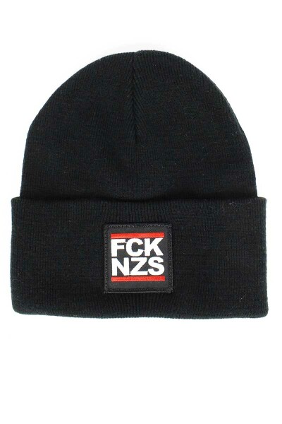 True Rebel Beanie FCK NZS Black